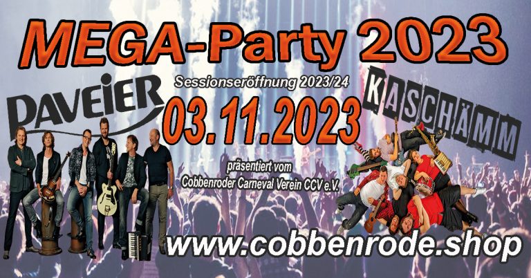 MEGA-Party 2023/24 mit Paveier und Kaschämm